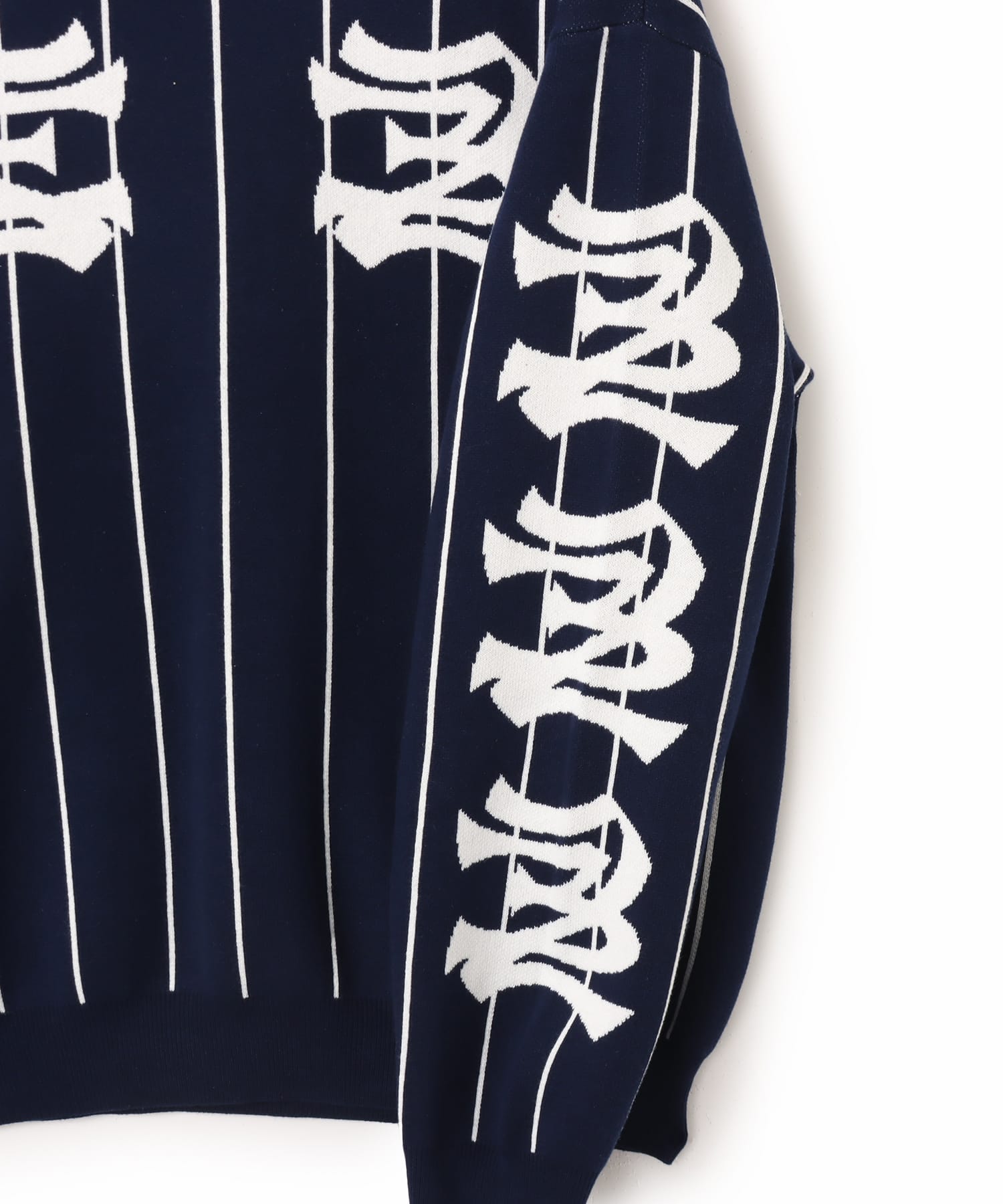 TOKYO 23 Jaquard Logo Sweater NAVYの画像