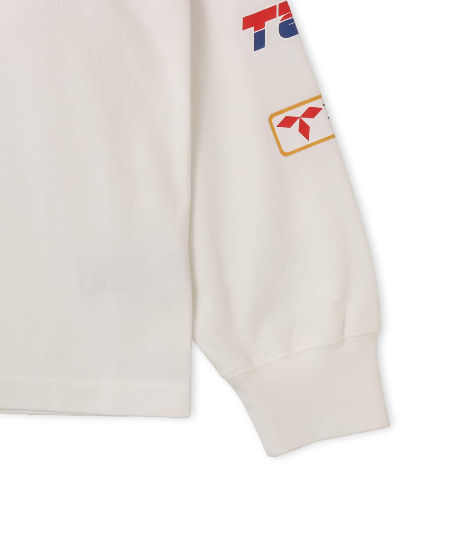 TOKYO 23 Vintage Racing Print LS T-shirt WHITEの画像