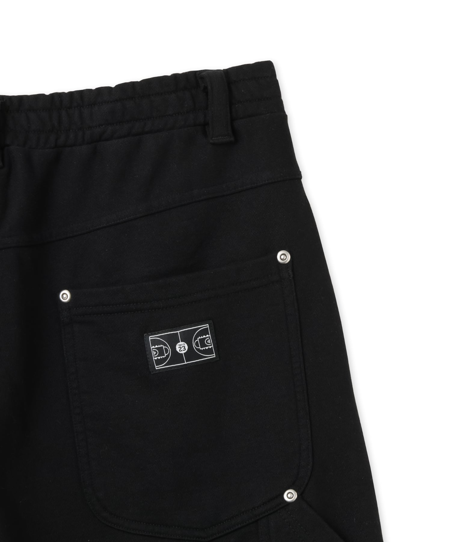 TOKYO23 Double Knee Sweat Short Pants BLACKの画像