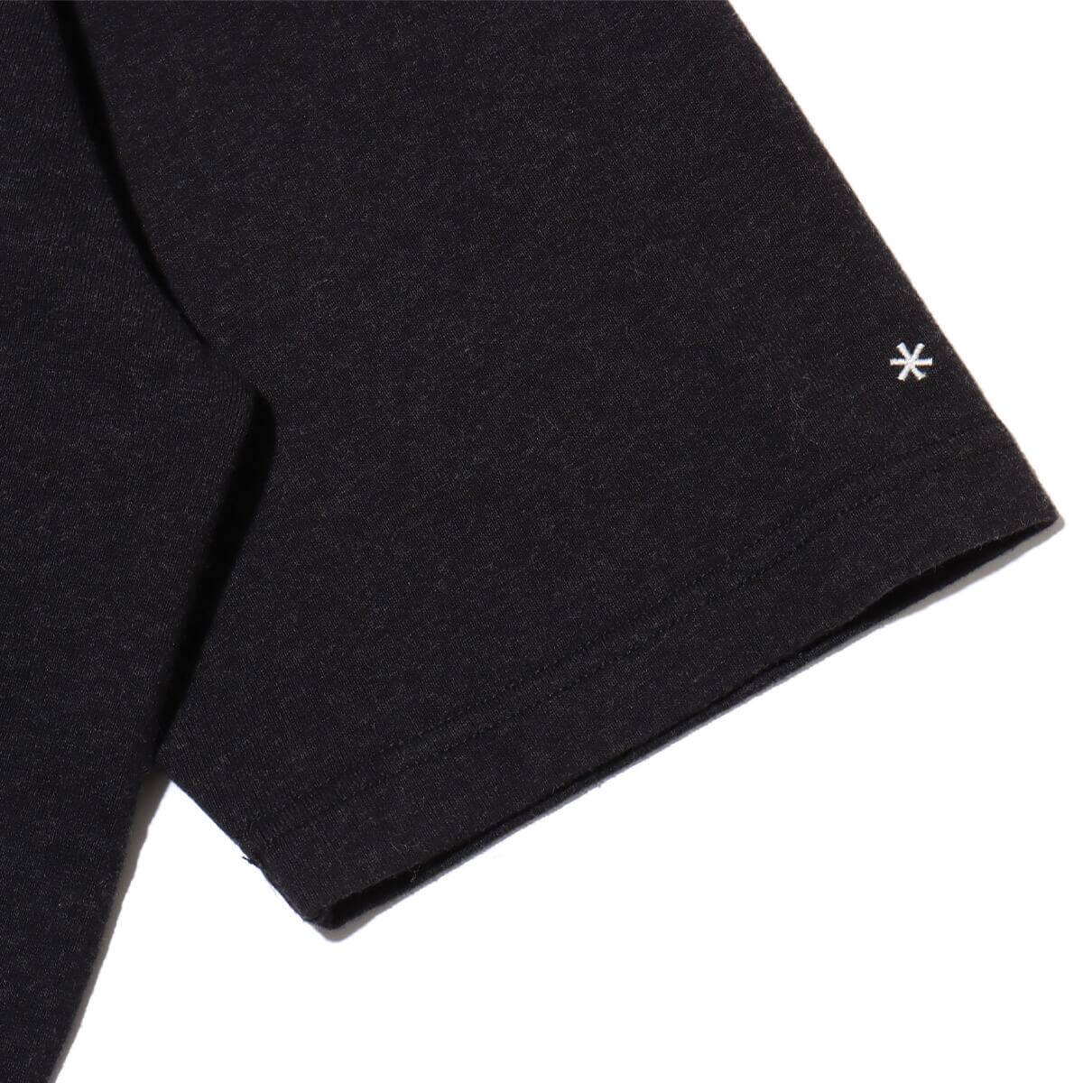 snow peak Recycled Cotton Heavy T-Shirt Black 24SP-Iの画像