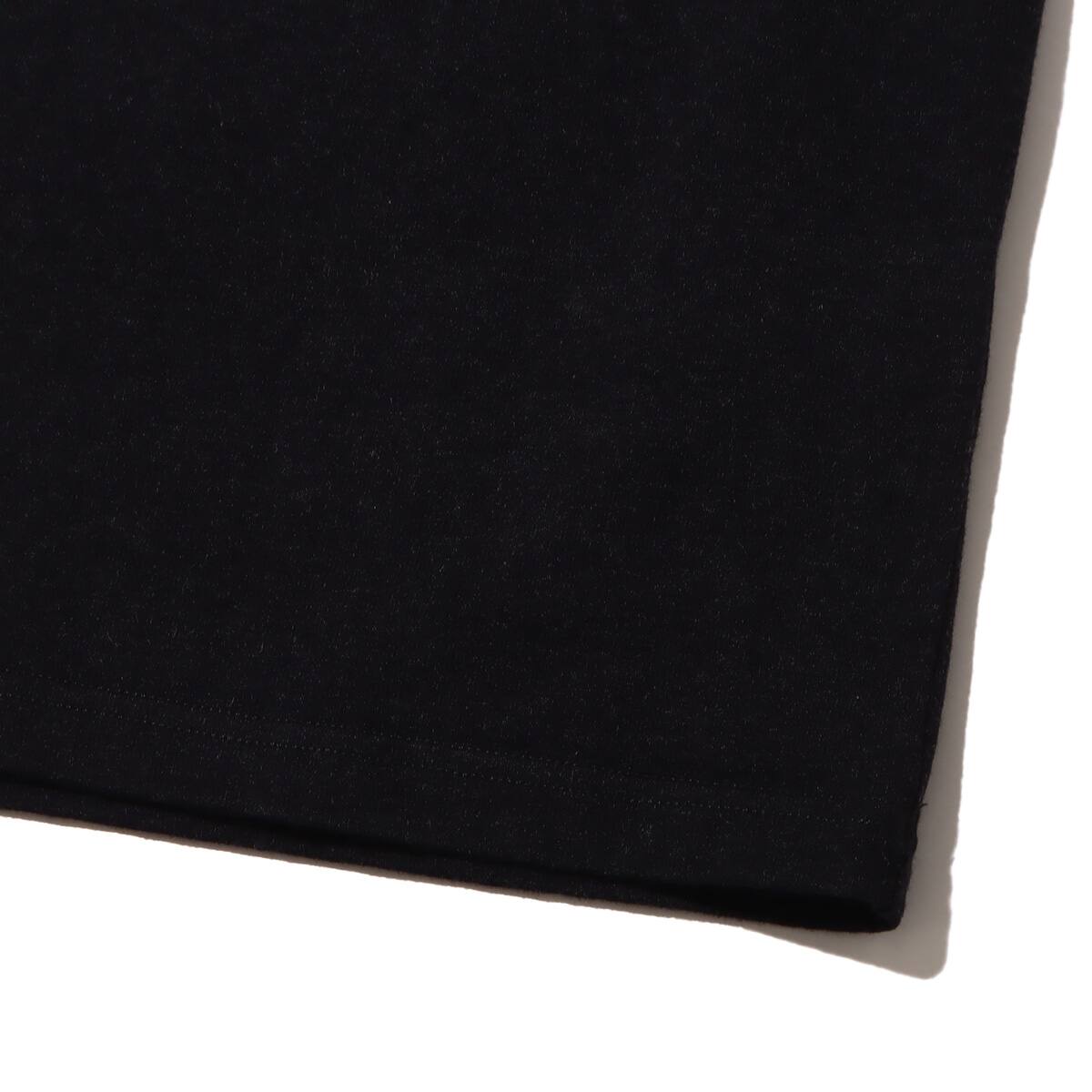 snow peak Recycled Cotton Heavy Mockneck Tshirt Black 23SP-Iの画像