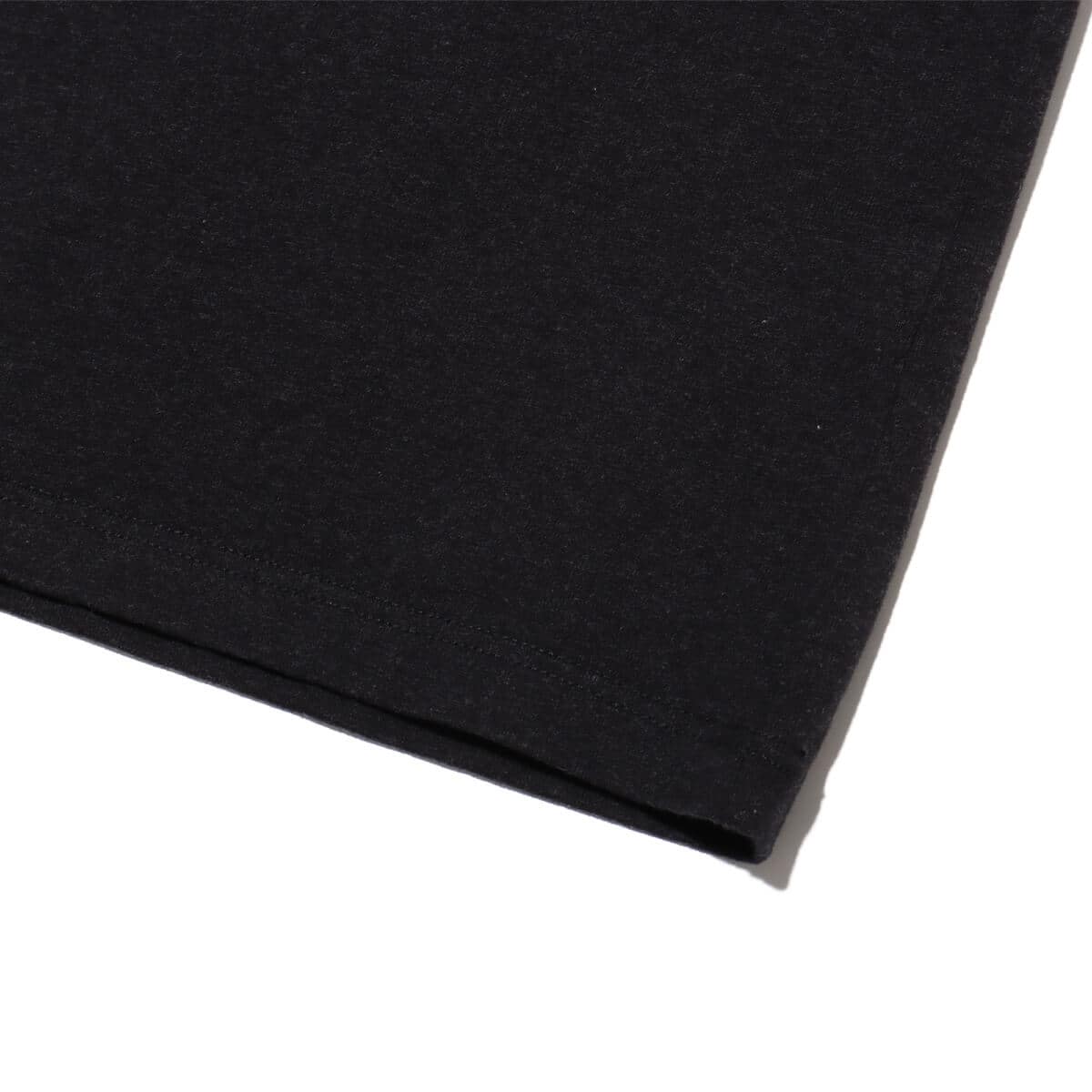 snow peak RecycledCotton HeavyMockneckT-Shirt Blackの画像