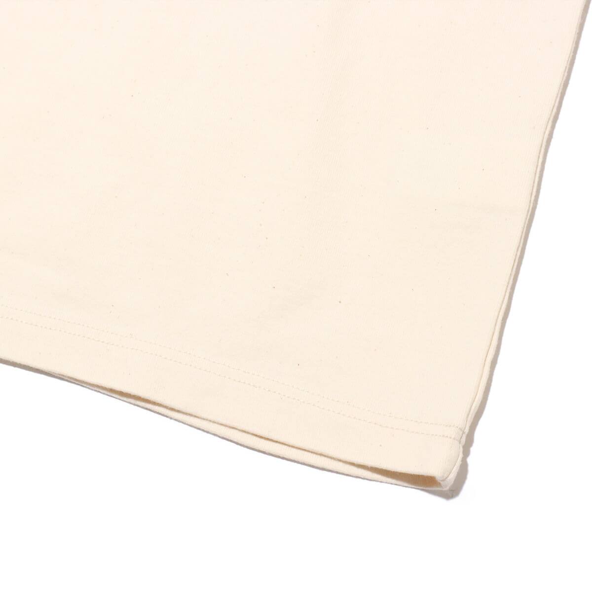 snow peak RecycledCotton HeavyMockneckT-Shirt Ecru 24SP-Iの画像