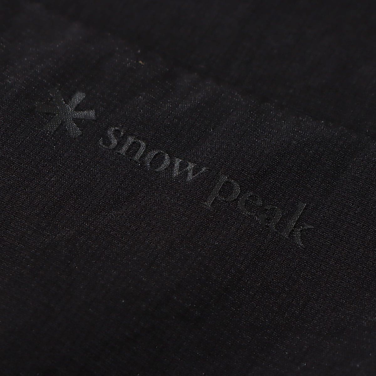snow peak Breathable Quick Dry T shirt Black 23SP-Iの画像