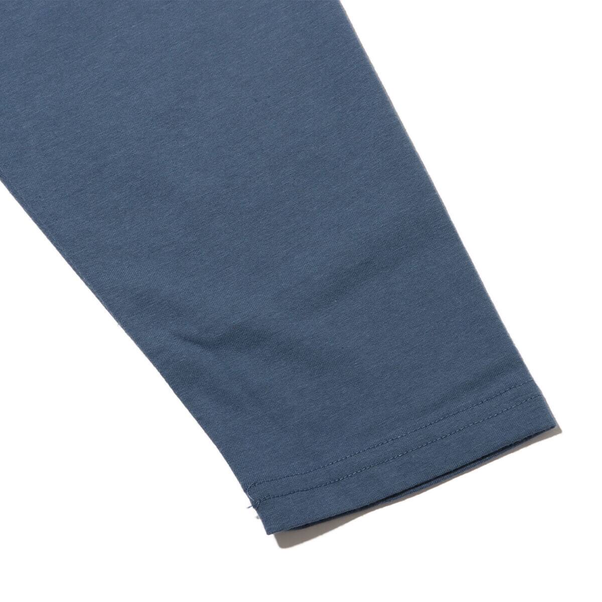 snow peak SP Camping Club Long Sleeve T-Shirt Blueの画像