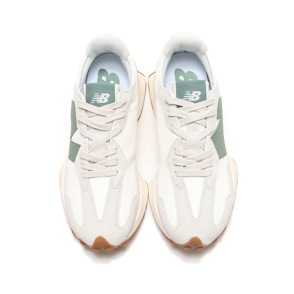 New Balance U327LX WHITE/GREEN 23FW-I