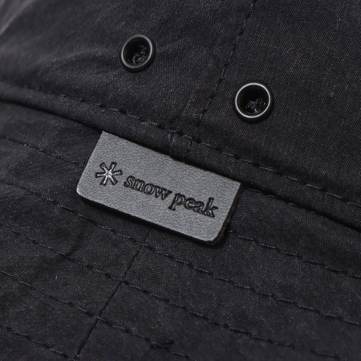 snow peak Indigo C/N Bucket Hat Black 24SP-Iの画像