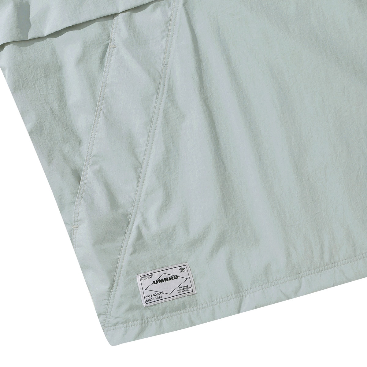UMBRO SHORT SLEEVE HOODIE ANORAK GREEN 23SU-Sの画像
