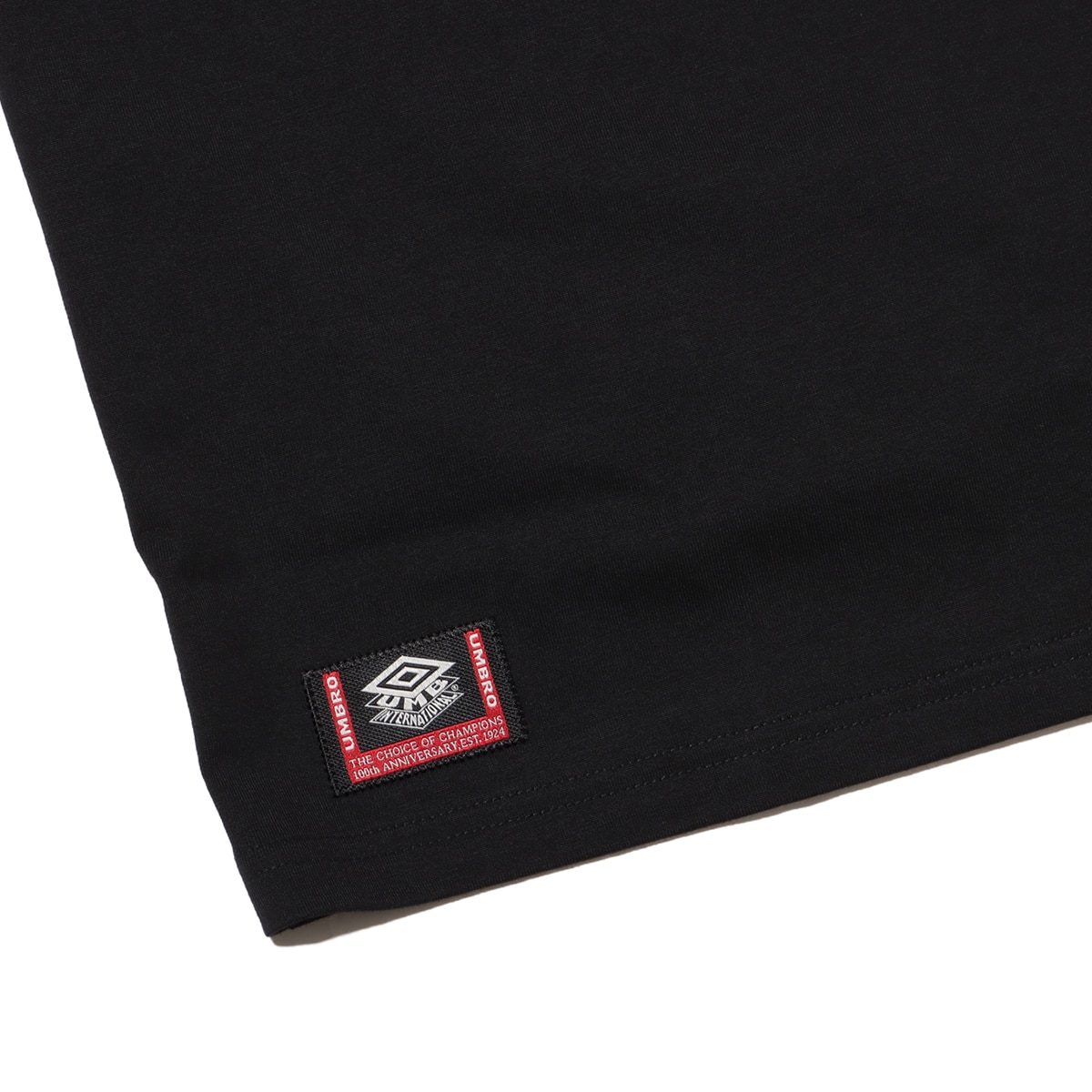 UMBRO SIDE TAPE OVERSIZED FIT SHORT SLEEVE SHIRT BLACK の画像