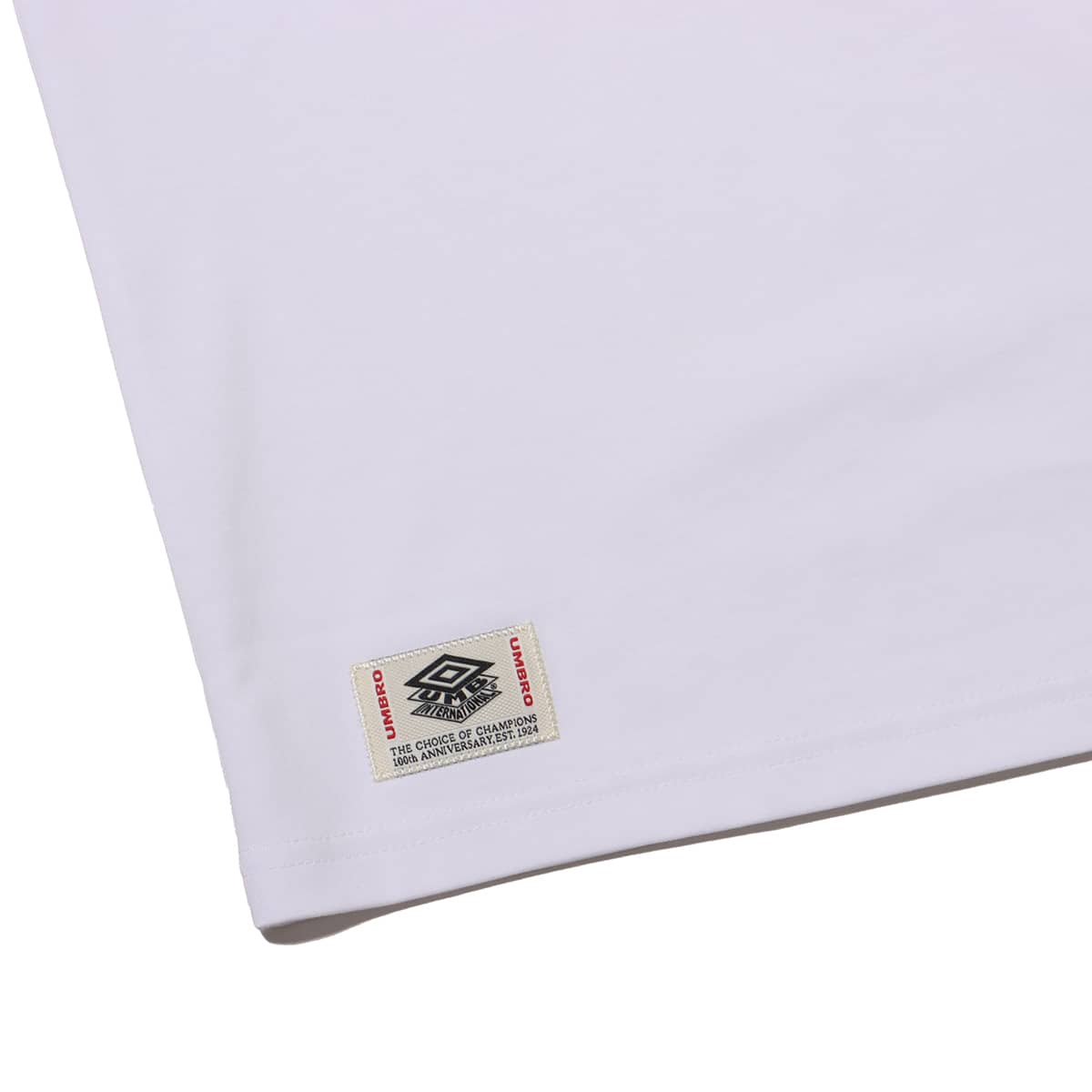 UMBRO SIDE TAPE OVERSIZED FIT SHORT SLEEVE SHIRT WHITE の画像