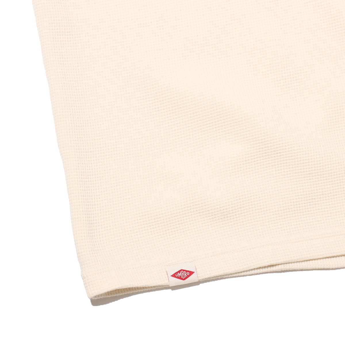 UMBRO WAFFLE FABRIC SHORT SLEEVE SHIRT CREAM の画像