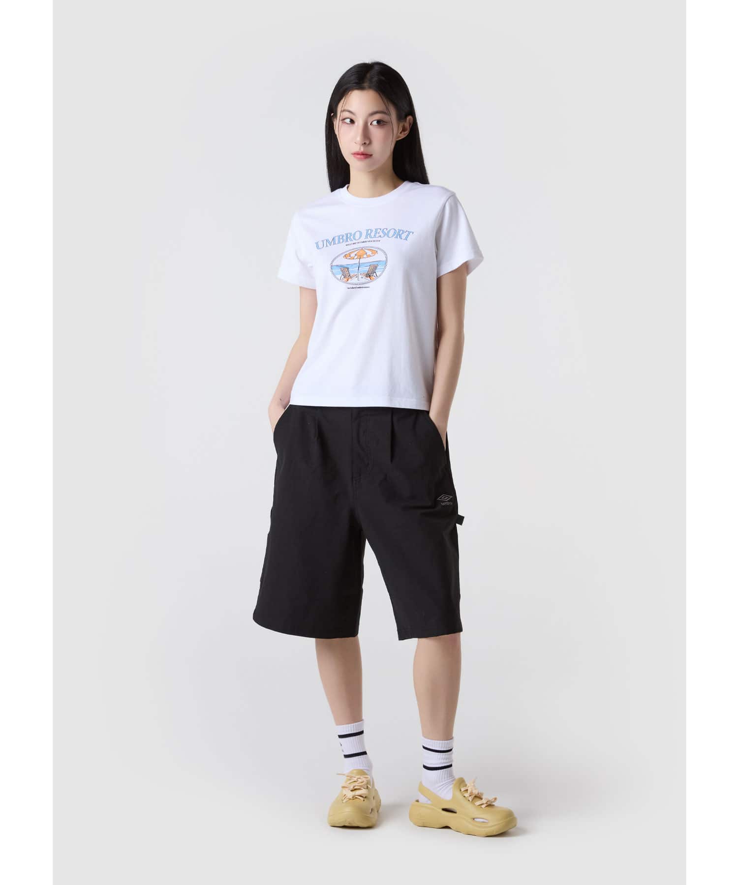 UMBRO 【KOREA COLLECTION】ALG S/S T-SHIRTS WHITEの画像