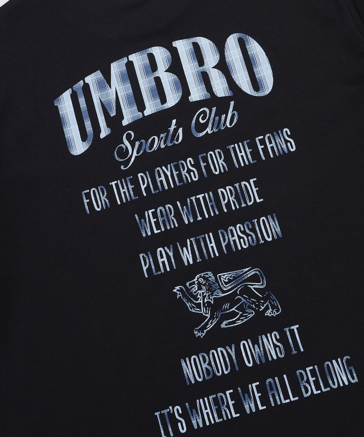 UMBRO 【KOREA COLLECTION】OMBRE SHORTS SLEEVE T-SHIRTS ブラックの画像