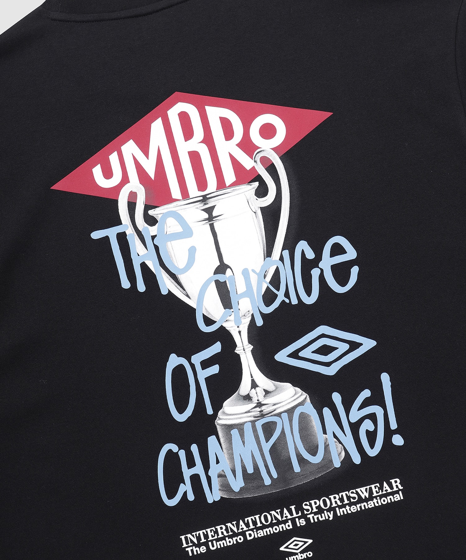 UMBRO 【KOREA COLLECTION】TROPHY SHORTS SLEEVE T-SHIRTS ブラックの画像