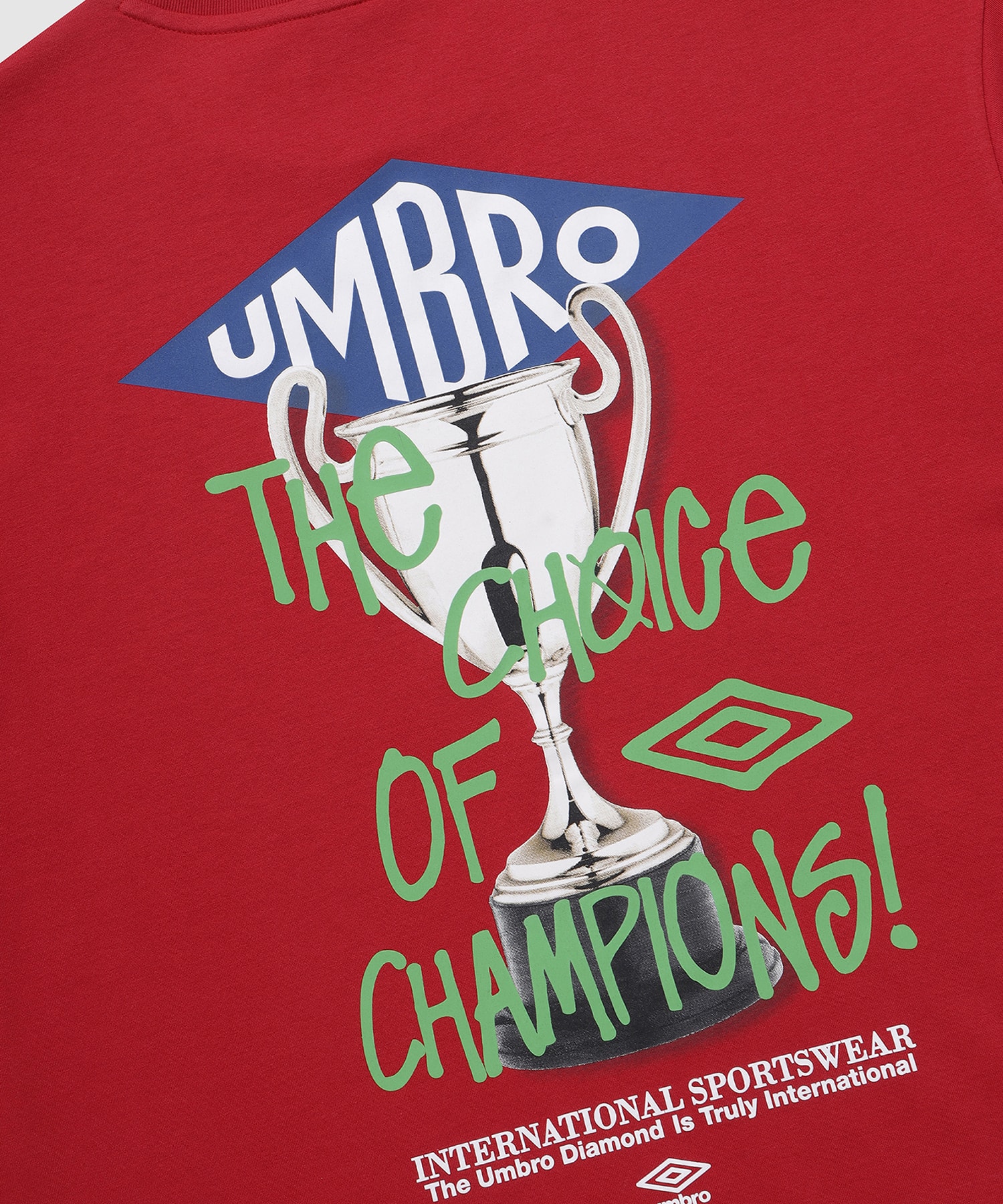 UMBRO 【KOREA COLLECTION】TROPHY SHORTS SLEEVE T-SHIRTS レッドの画像