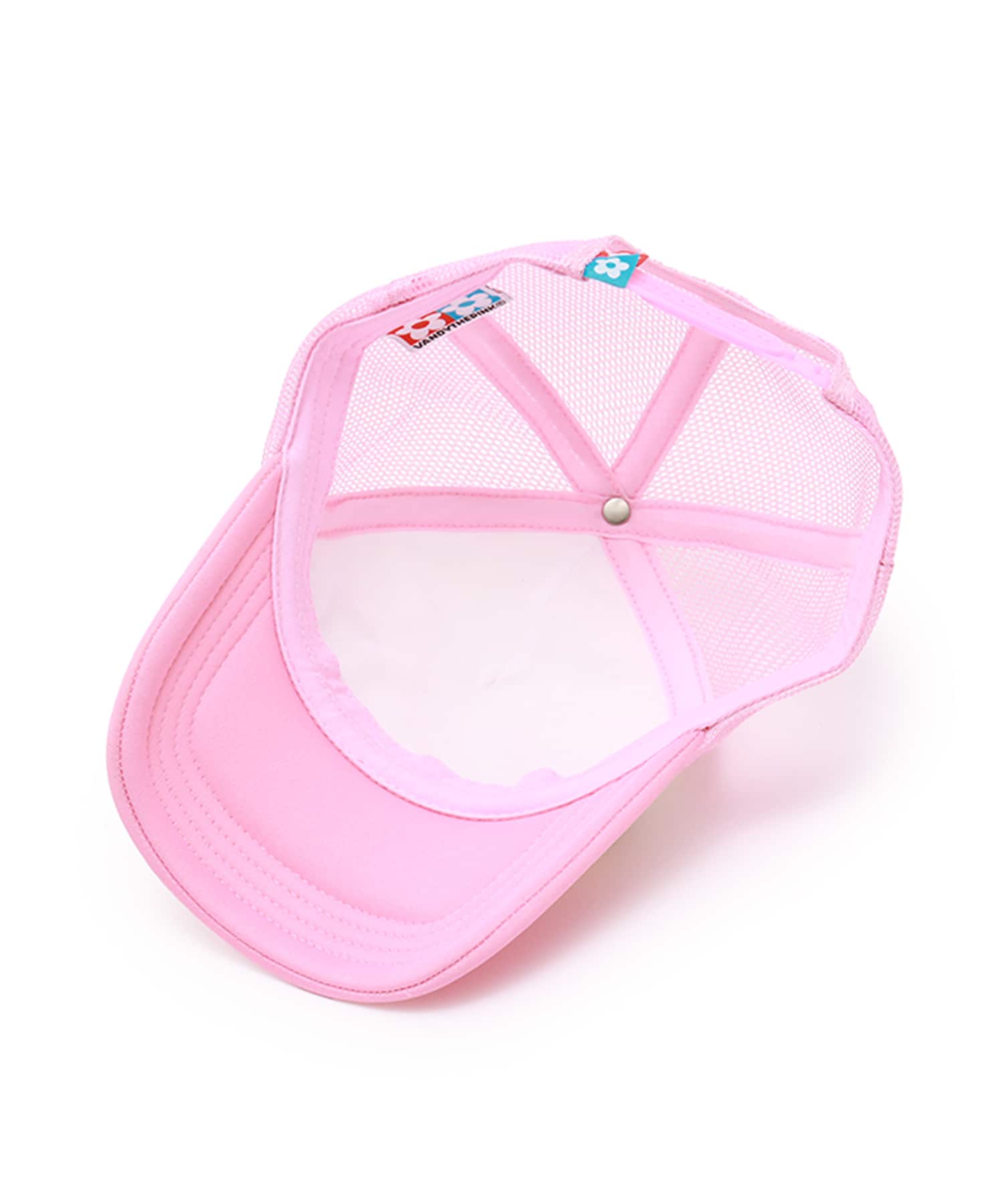 VANDYTHEPINK x ATMOS Cherry Trucker Mesh Cap PINKの画像