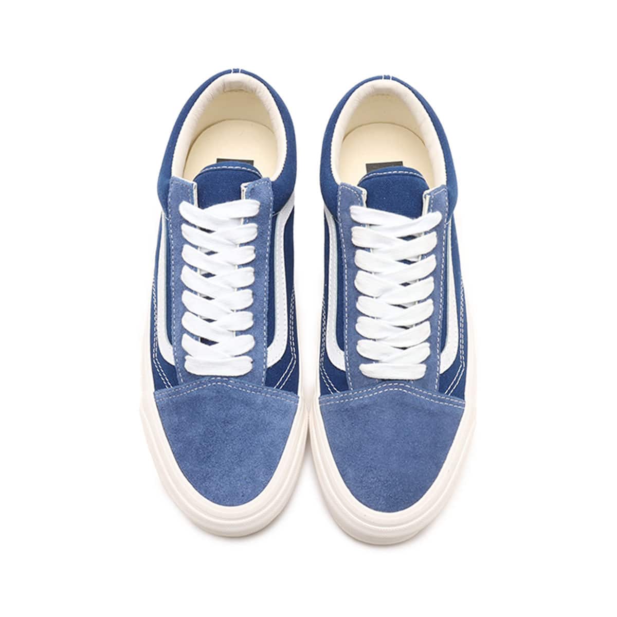 VANS PREMIUM Old Skool SUEDE BLUE/BLUEの画像