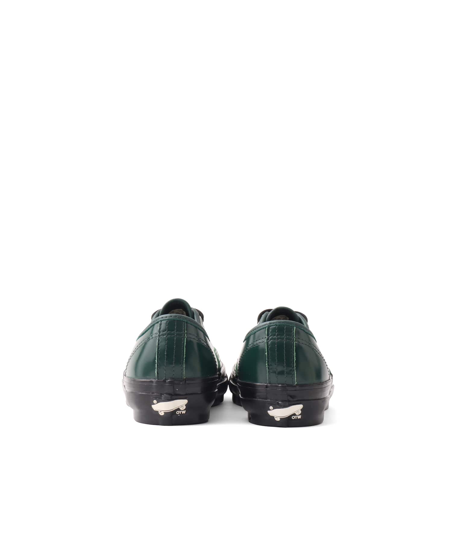 VANS OTW Authentic 44 Siped Vibram Gloss Leather Brogue Emerald/Blackの画像