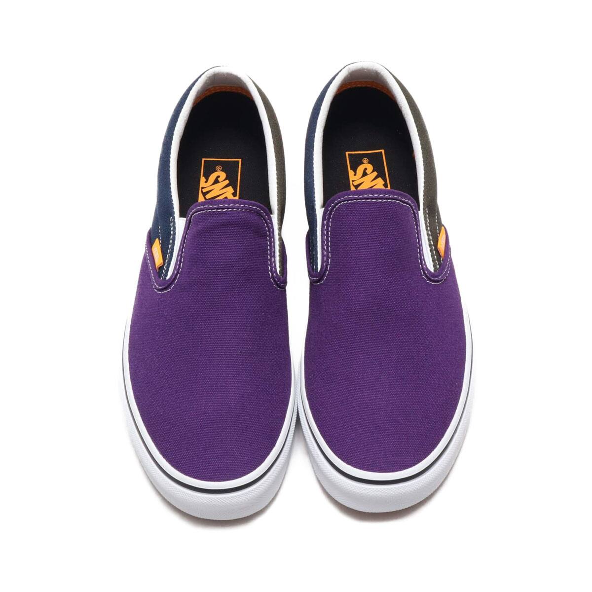 VANS CLASSIC SLIP ON GREEN/PURPLE/ORANGE 20SP-I