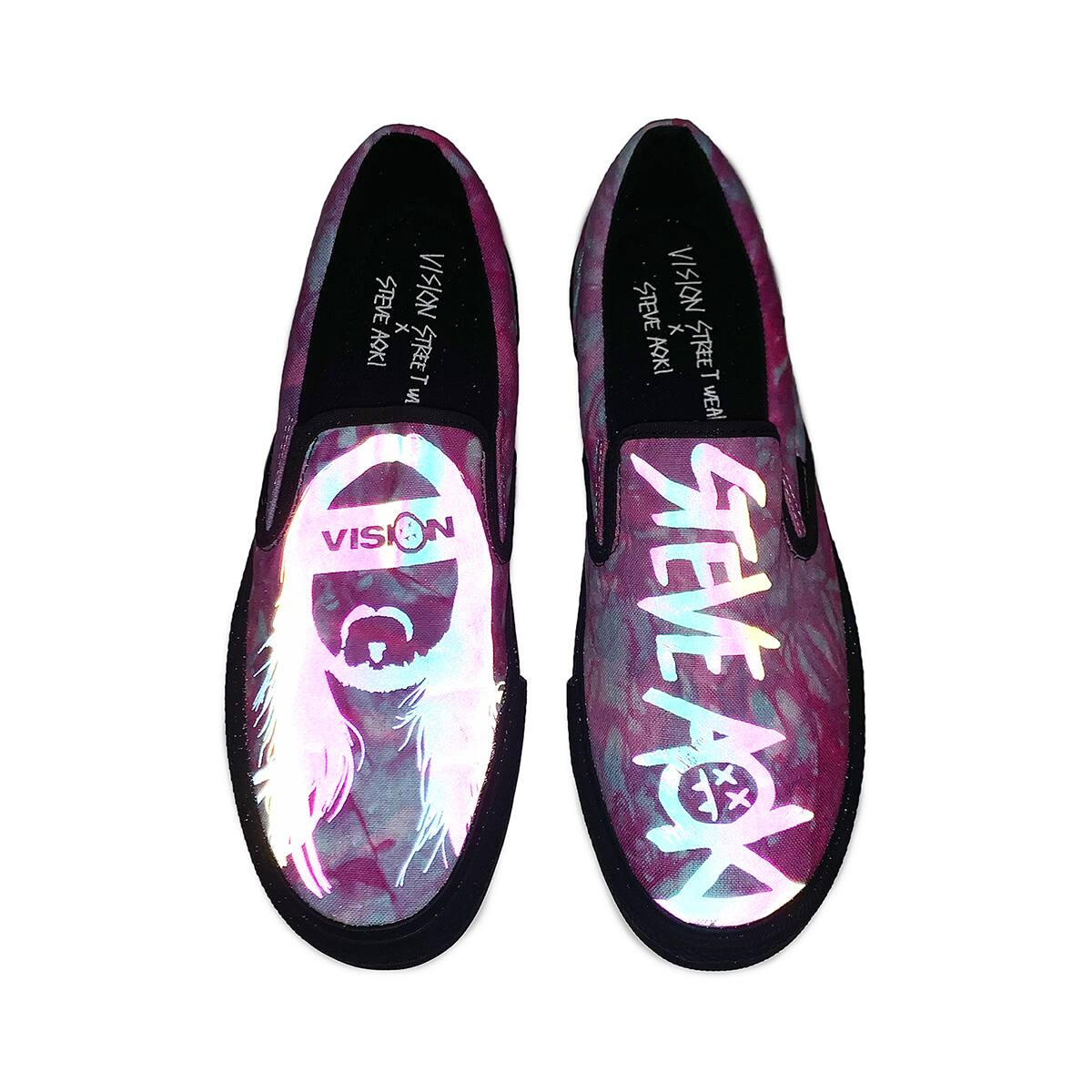 Vision Street Wear Steve Aoki Slip On Magenta 20fa I