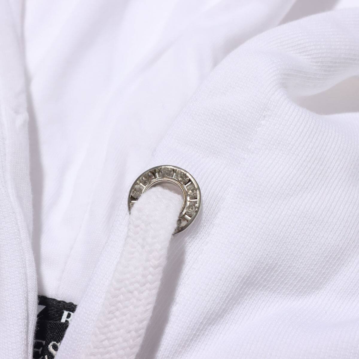 GUESS HOODY ICON FLEECE WHITE 20HO-Iの画像