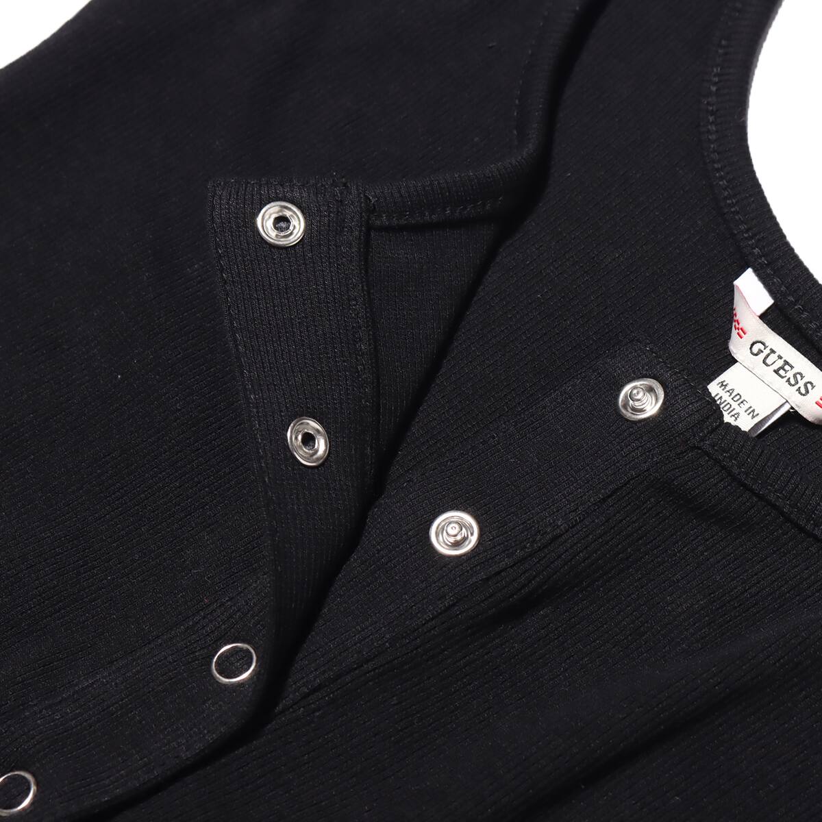 GUESS SL GUESS LOGO CROP TANK BLACK 21SS-Iの画像