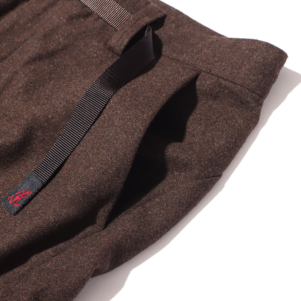 WHITE MOUNTAINEERING × GRAMICCI WOOL DARTED PANTS BROWN 21FA-Iの画像