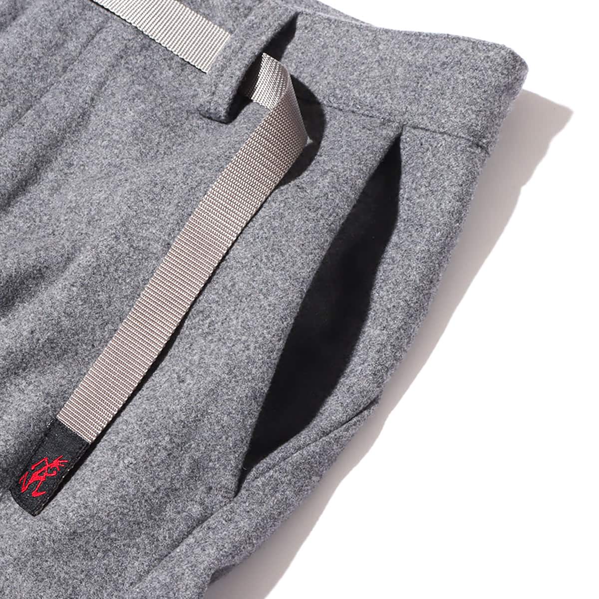 WHITE MOUNTAINEERING × GRAMICCI WOOL DARTED PANTS GRAY 21FA-Iの画像