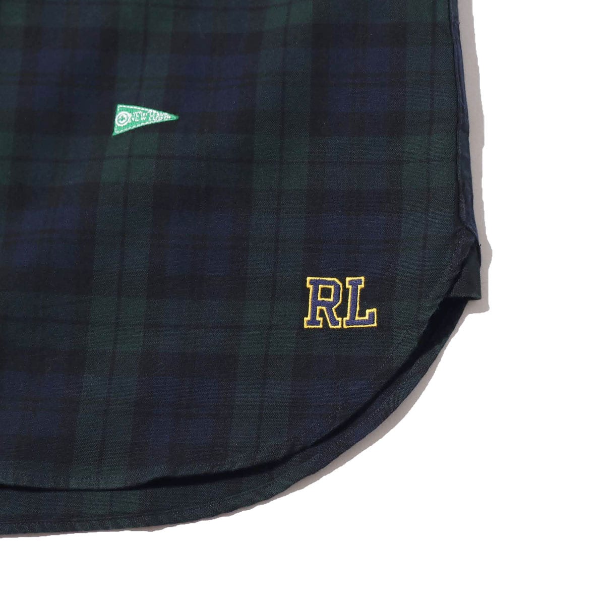 POLO RALPH LAUREN 3BDBLKPKTAOE-LONG SLEEVE-SPORT SHIRT GREEN MULTI 18HO-Iの画像