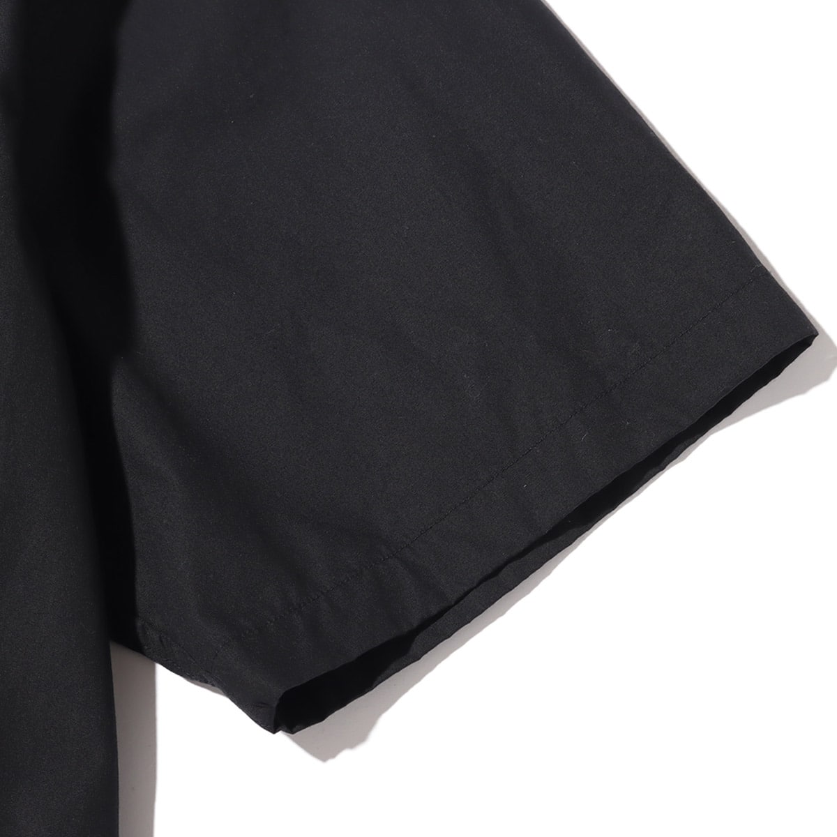 WHITE MOUNTAINEERING BROAD OPEN COLLAR SHIRT BLACK 21SP-Iの画像