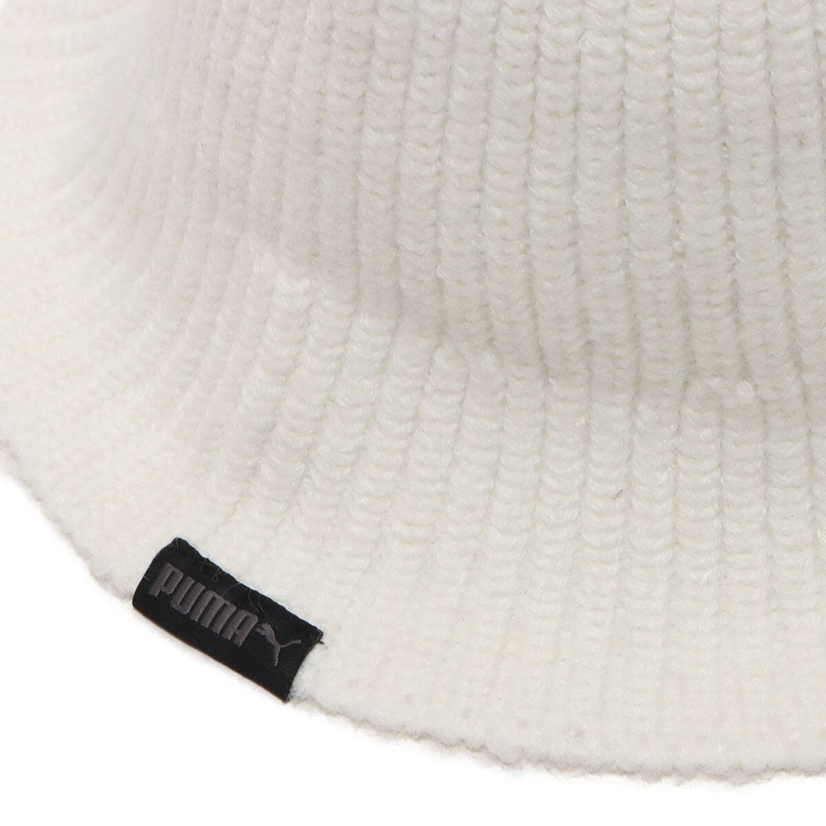 PUMA PRIME KNITTED BUCKET HAT WARM WHITE 23FA-Iの画像