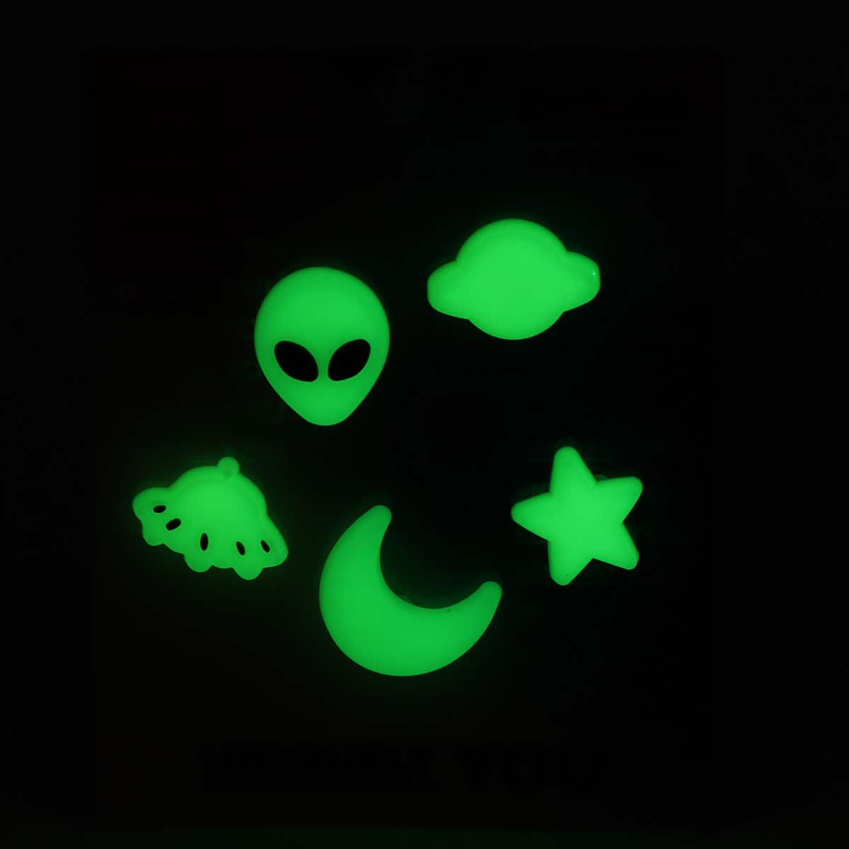 crocs GITD Ceiling Stars 5 Pack MULTI 23FW-Iの画像