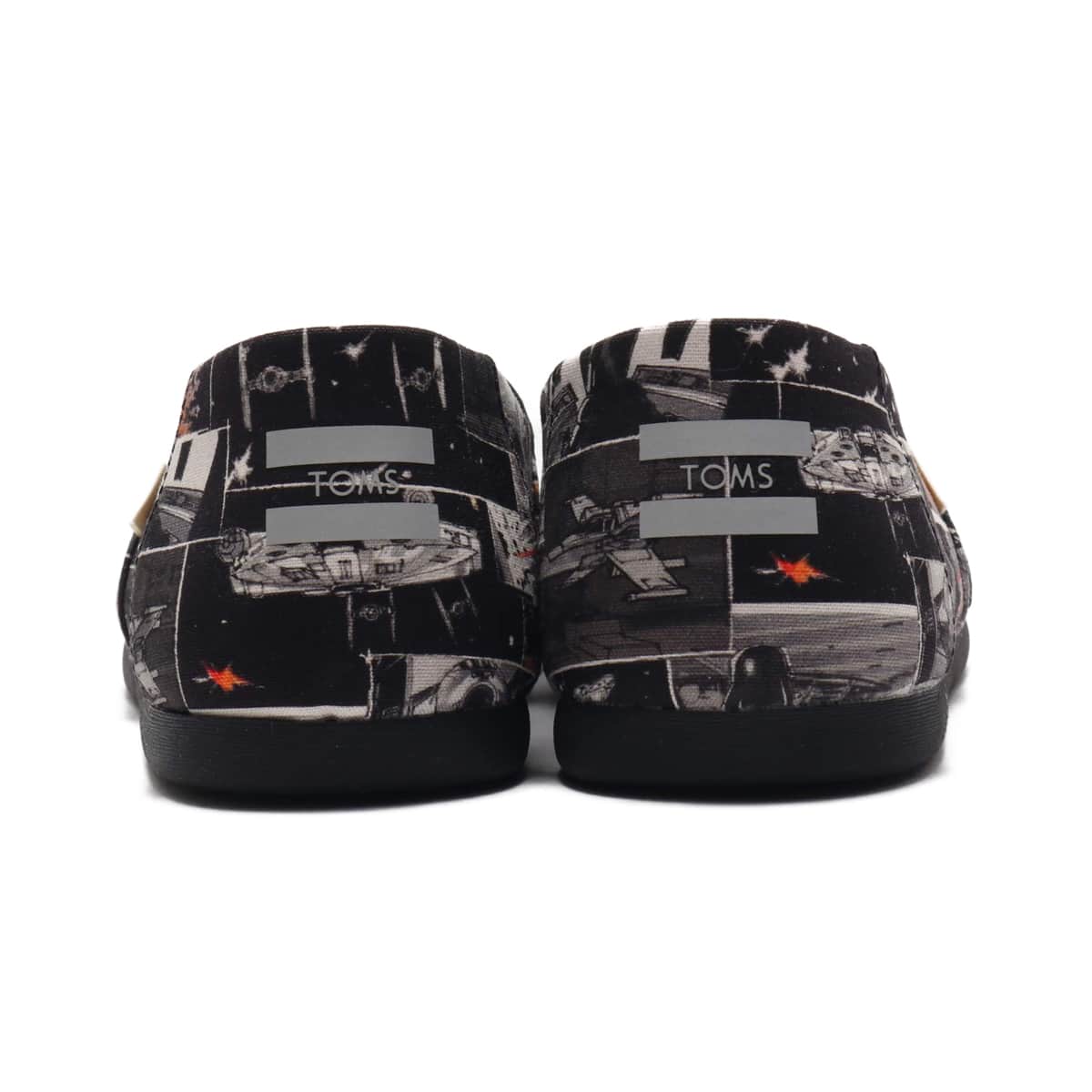 TOMS MENS Star Wars ALPARGATA 3.0 Darth Print Black Starwars Darth Print 21FA-Iの画像