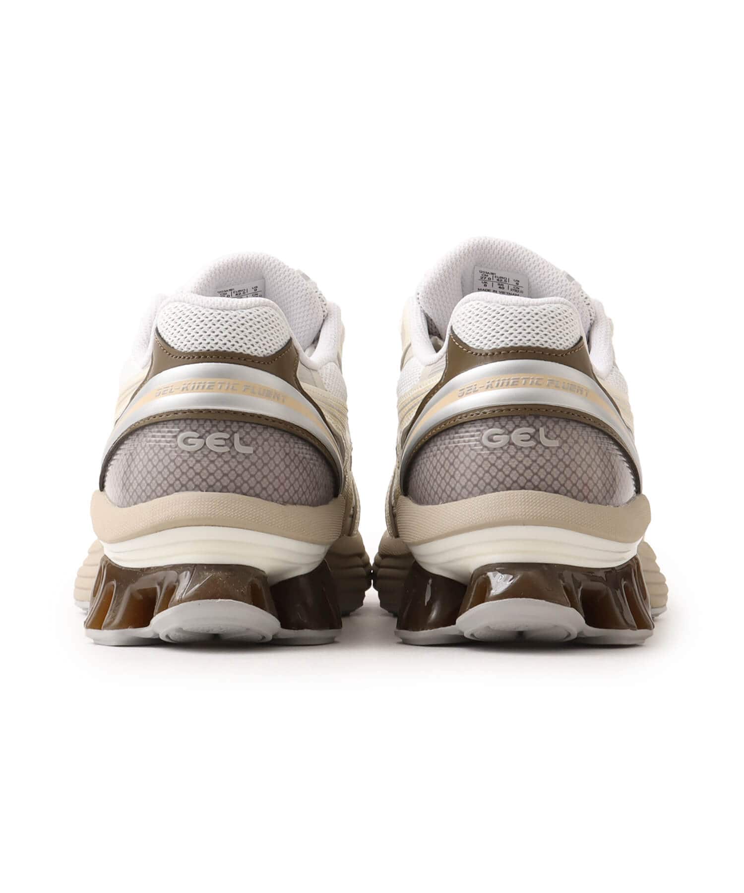 asics GEL-KINETIC FLUENT WHITE/MARZIPANの画像