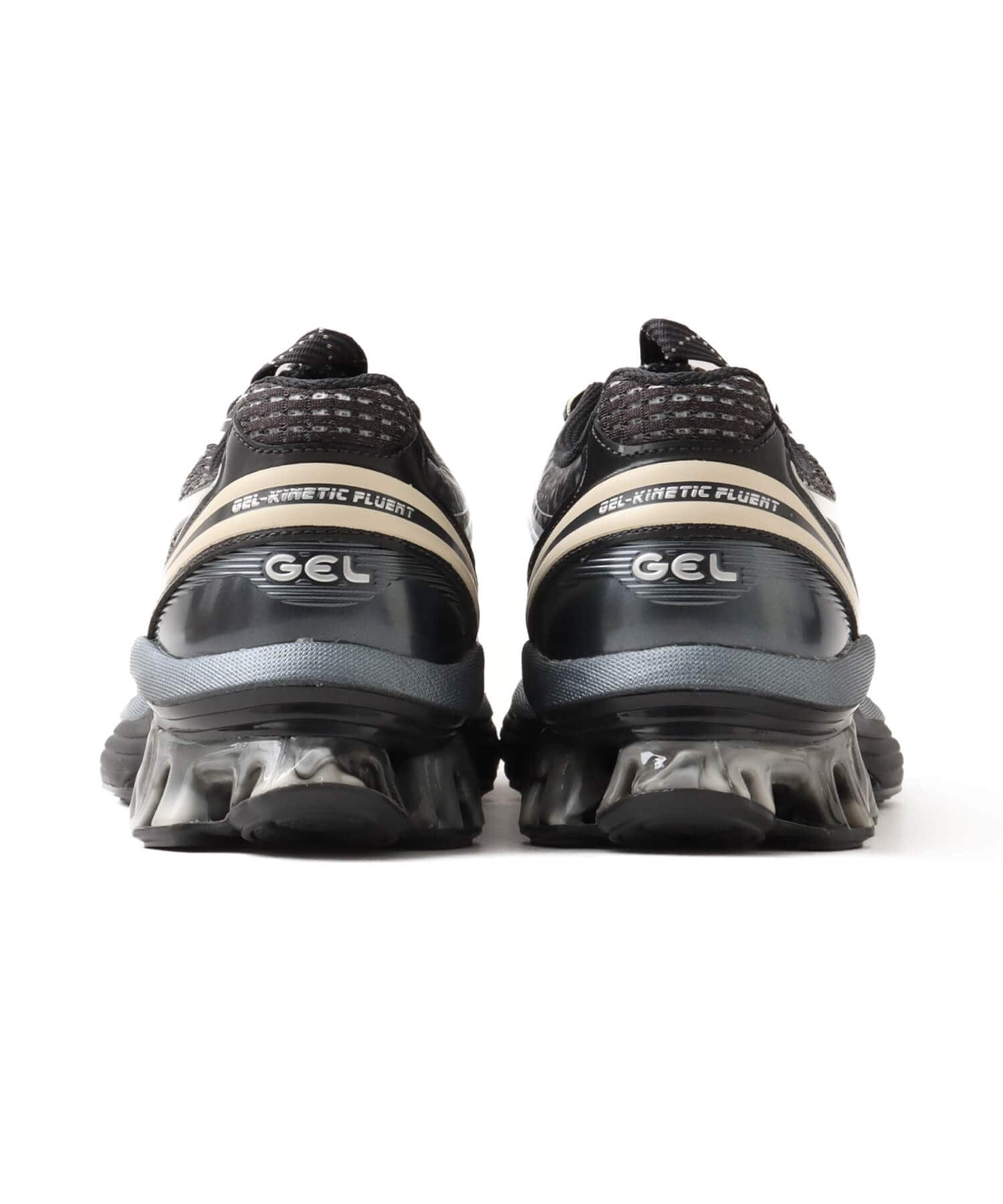 asics US6-S GEL-KINETIC FLUENT BLACK/VANILLAの画像