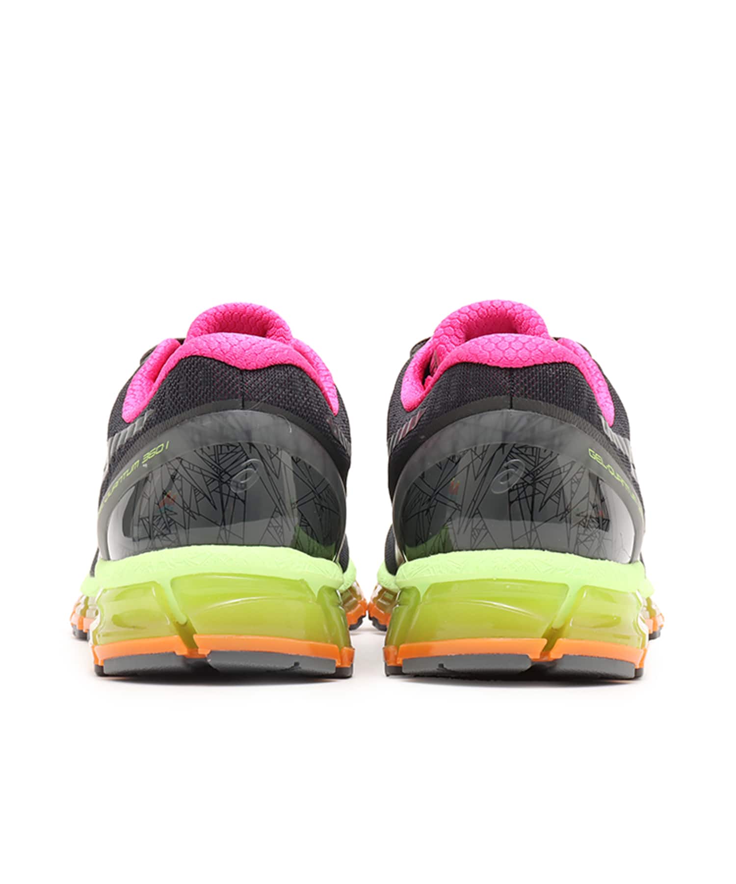 asics GEL-QUANTUM 360 I GRAPHITE GREY/HAZARD GREENの画像
