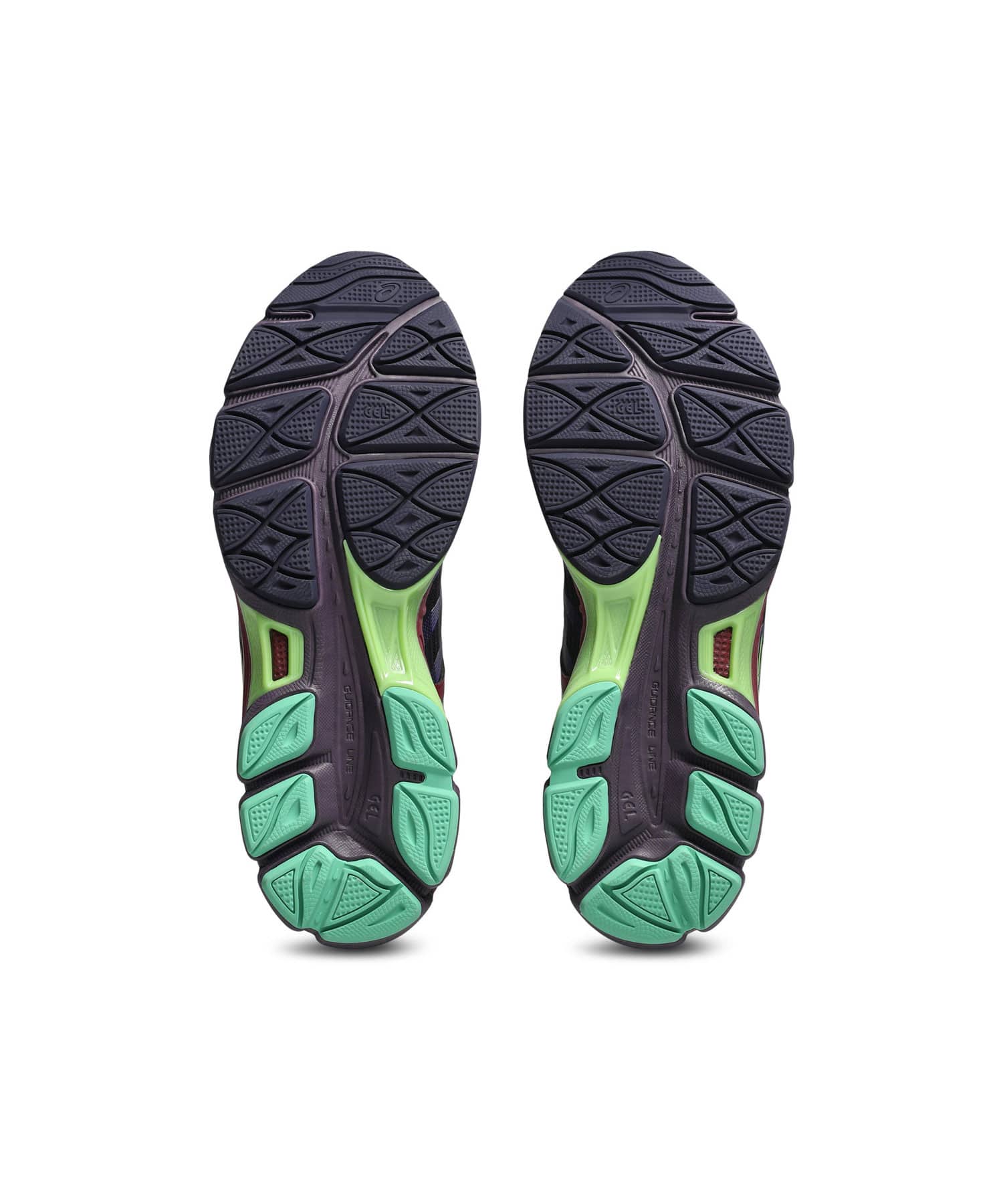 asics US8-S GEL-SJ33 DEEP PLUM/FRESH GRASSの画像