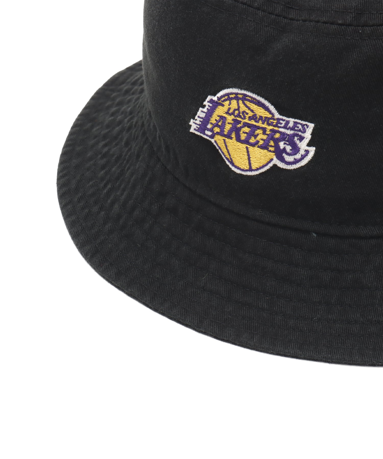 NEW ERA BUCKET01 Los Angeles Lakers BLACKの画像
