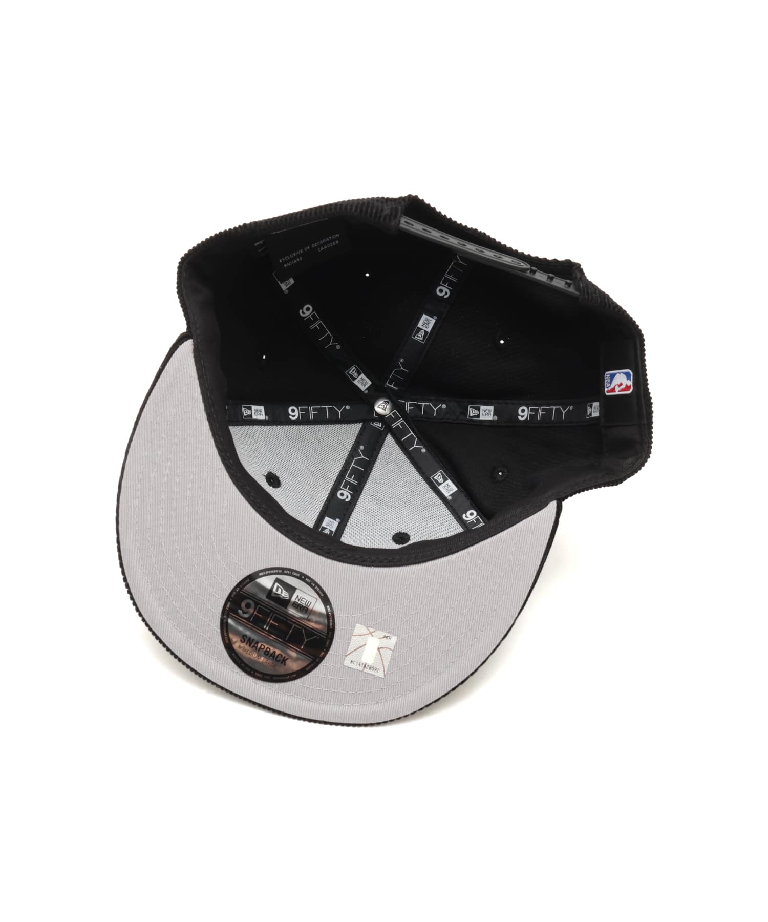 NEW ERA 9FIFTY Chicago Bulls Corduroy Black and White BLACKの画像
