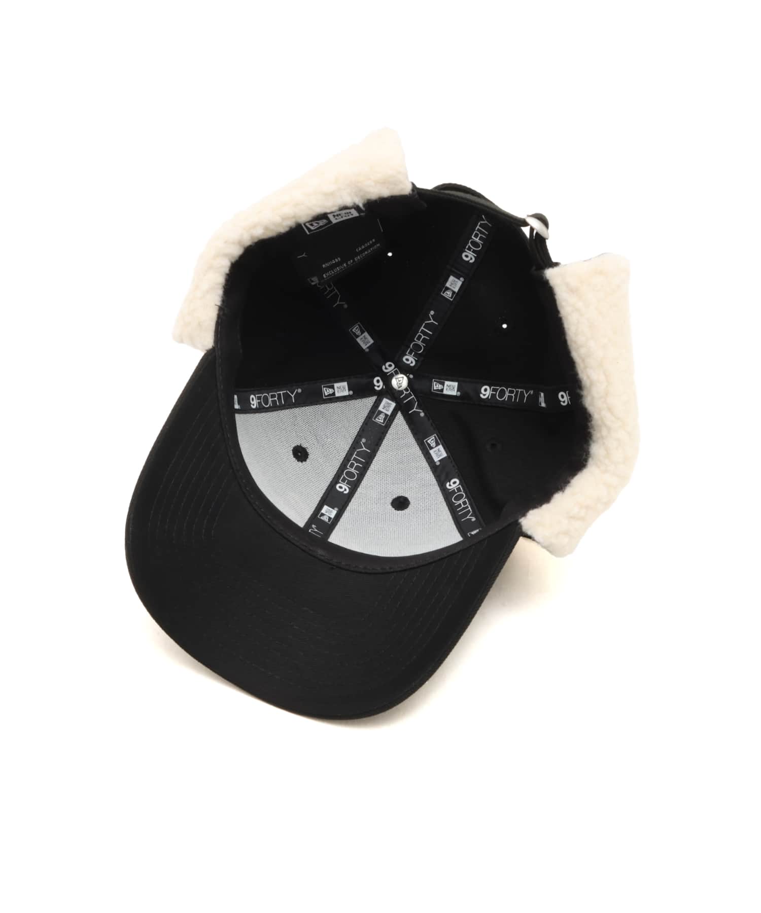 NEW ERA 9FORTY Dog Ear Classic Logo NE 263 BLACKの画像
