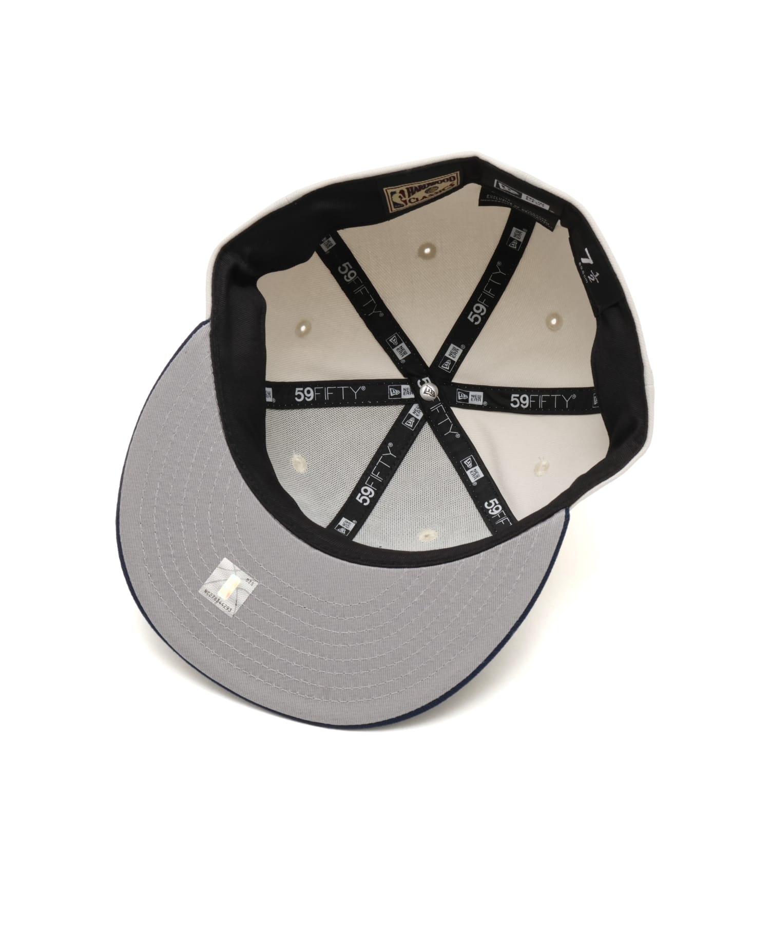 NEW ERA 59FIFTY Hardwood Classics Charlotte Hornets CL SLIN WHITEの画像