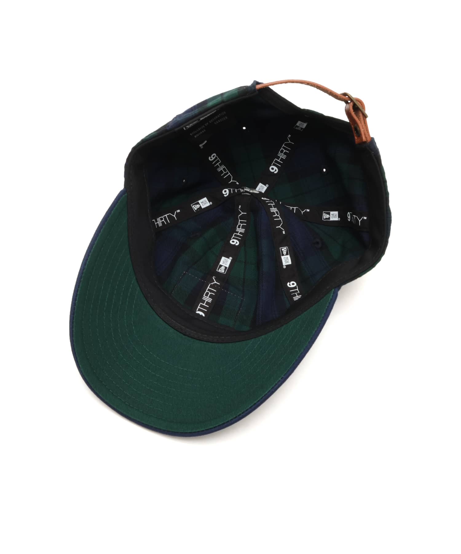 NEW ERA 9THIRTY Leather Strap Direction by Takayuki Ohashi Dog Patch NAVYの画像