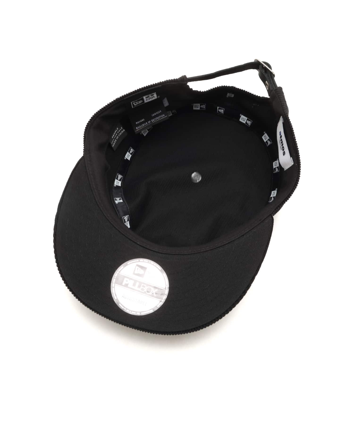 NEW ERA PILL BOX SB atmos CORDUROY BLACK BLACKの画像