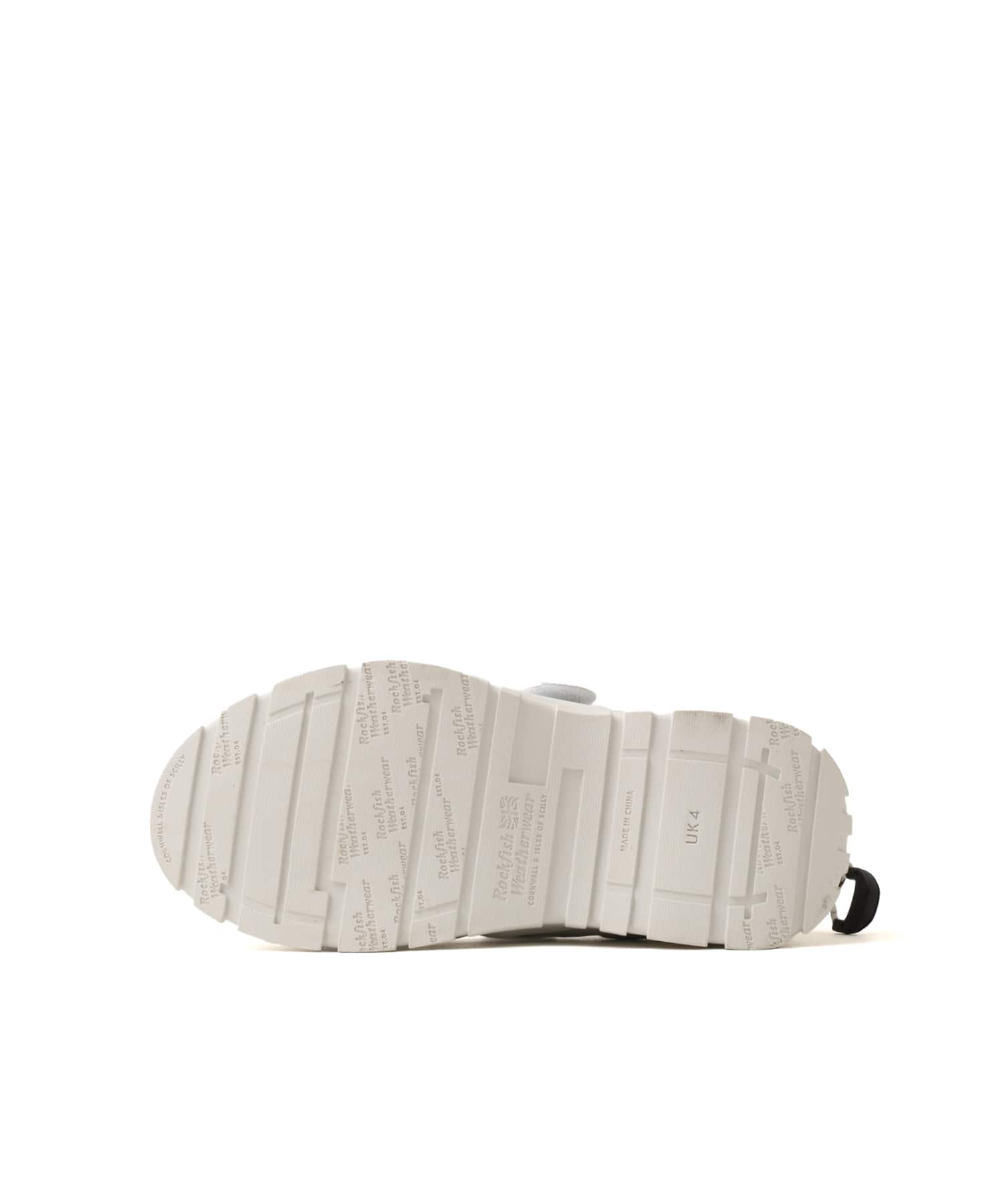 ROCKFISH WEATHERWEAR BRYN VELCRO SNEAKERS_BRUSHED SUEDE WHITEの画像