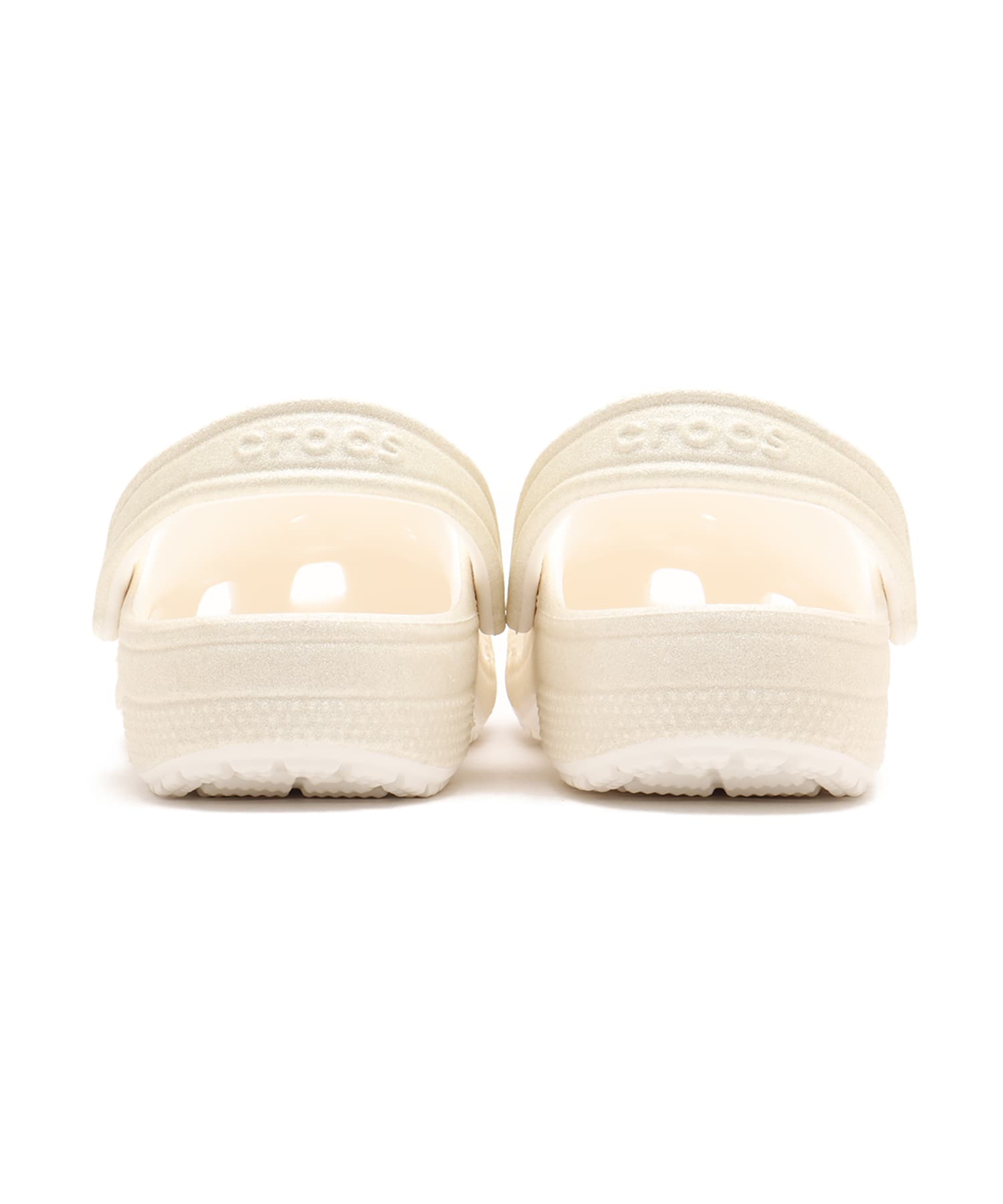 crocs Classic Glitter Clog Whiteの画像