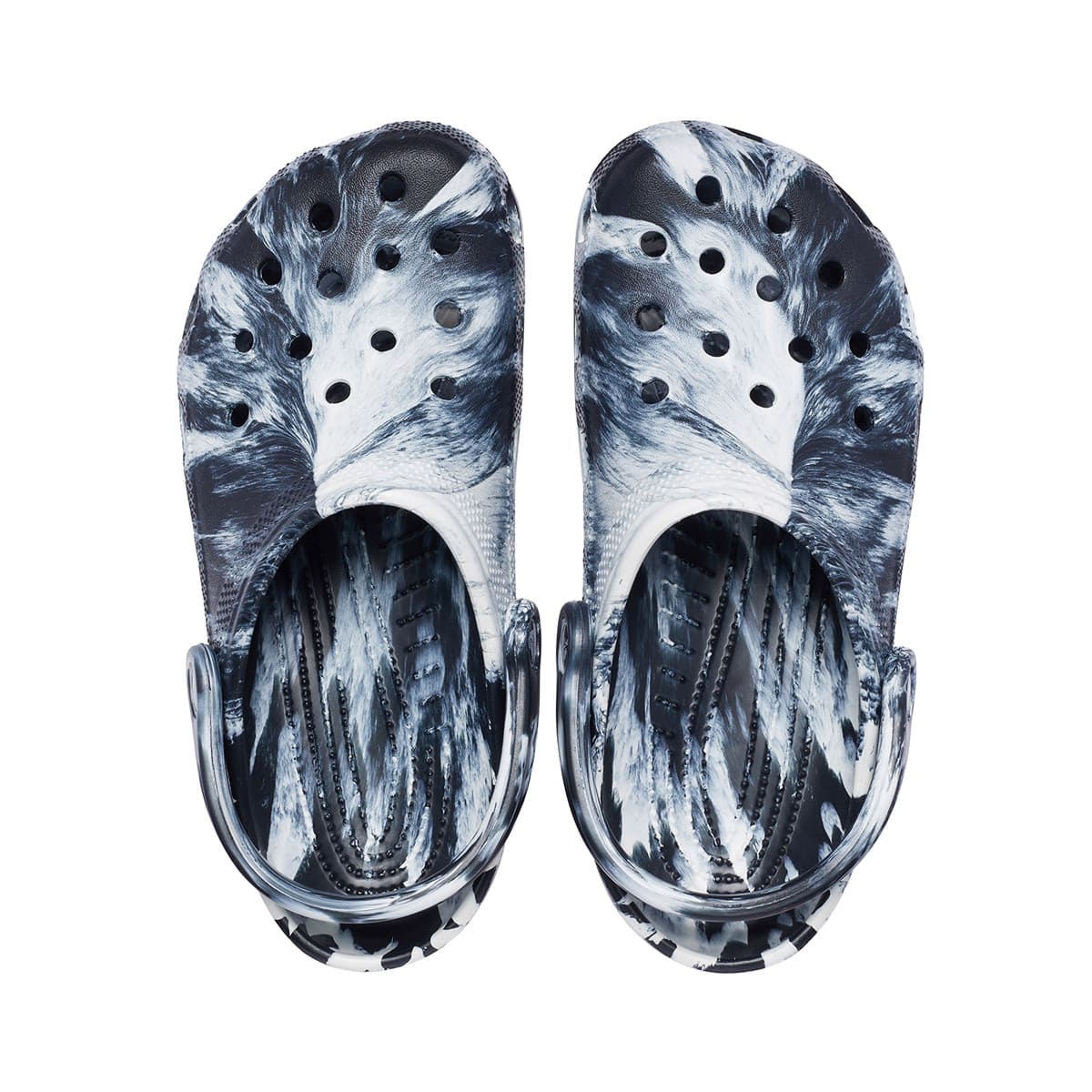 crocs Classic Marbled Clog White/Black 22SS-I