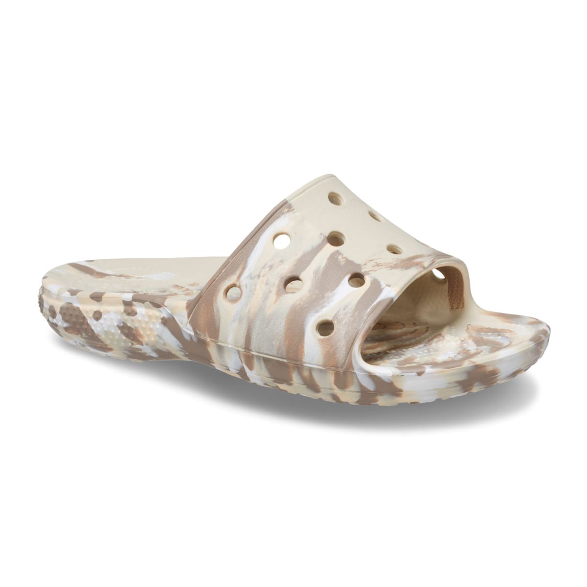 crocs Classic Crocs Marbled Slide Bone/Multi の画像