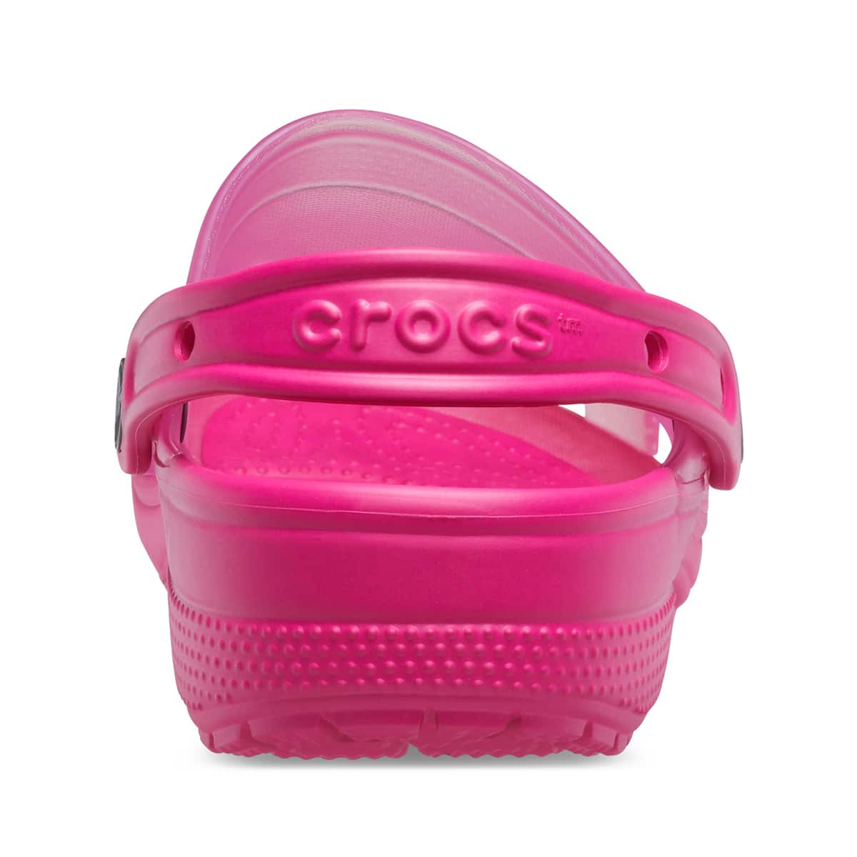 crocs Classic Translucent Clog Candy Pink の画像
