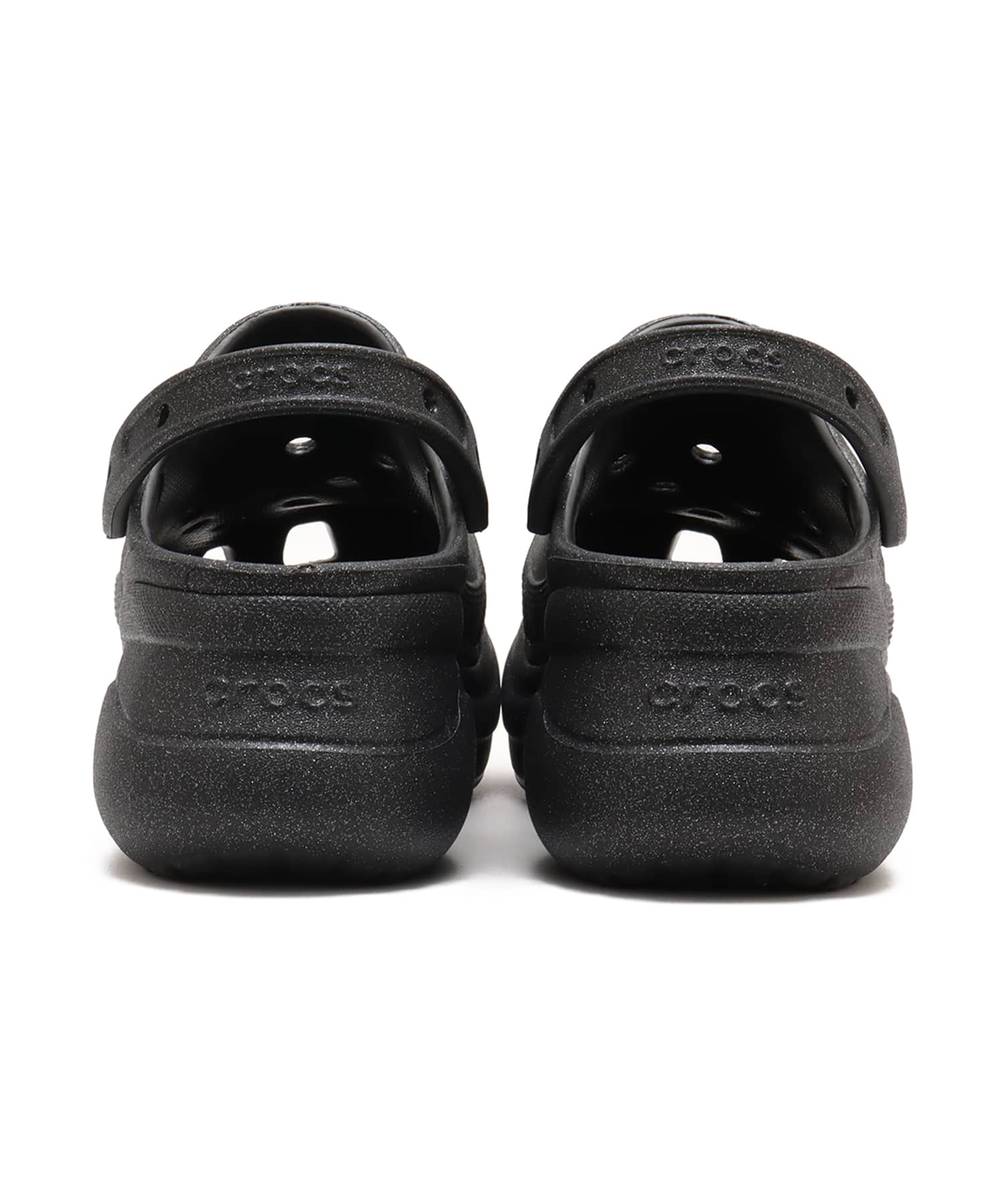 crocs Bae Glitter Clog Blackの画像