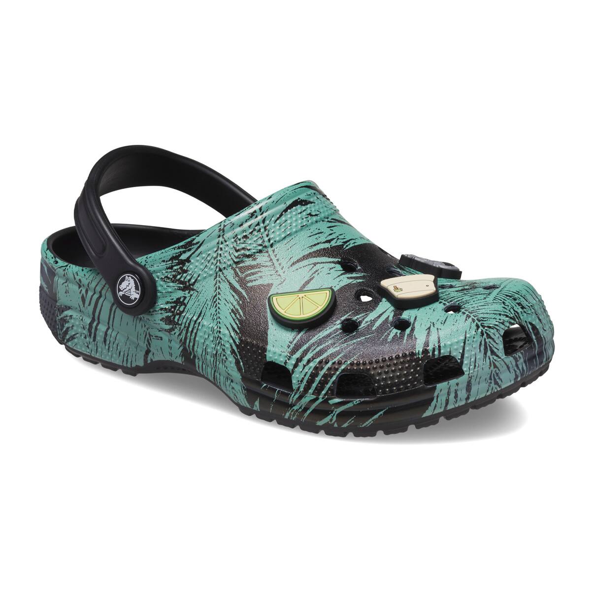 crocs Classic Spring Break Clog Black/Multi